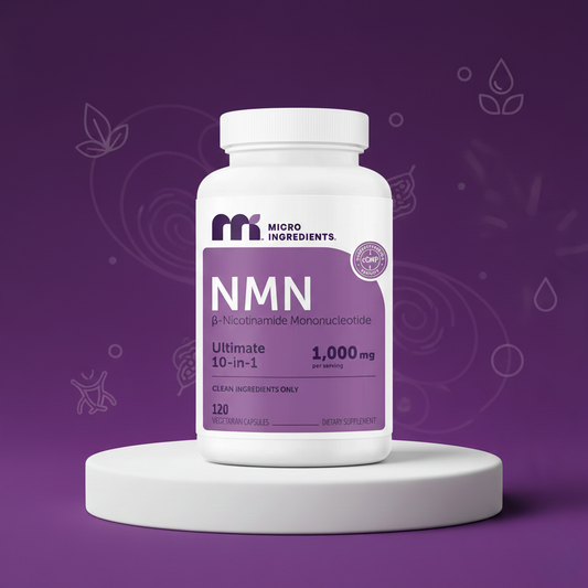 Micro Ingredients NMN Complex 1,000mg Per Serving, 120 Veggie Capsules
